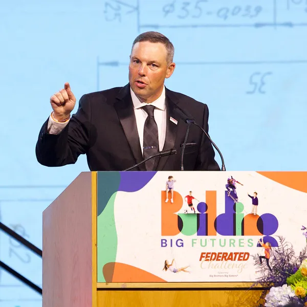 Federated Challenge | Event Details | Roger Bailey speaks at 2026 Federated Challenge Gala event.