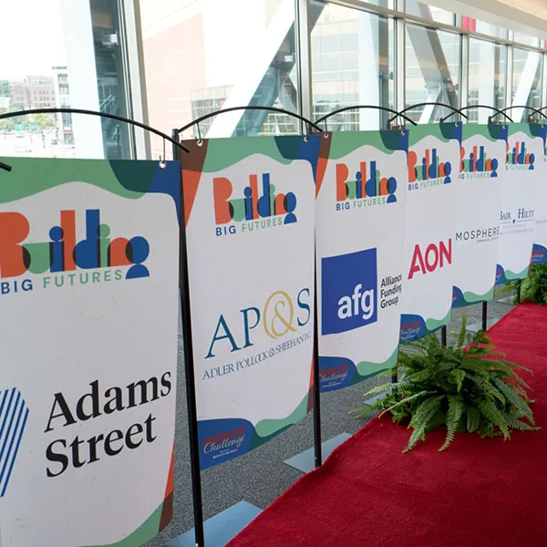 Federated Challenge | Become a Sponsor | Sponsor Banners at Gala Event